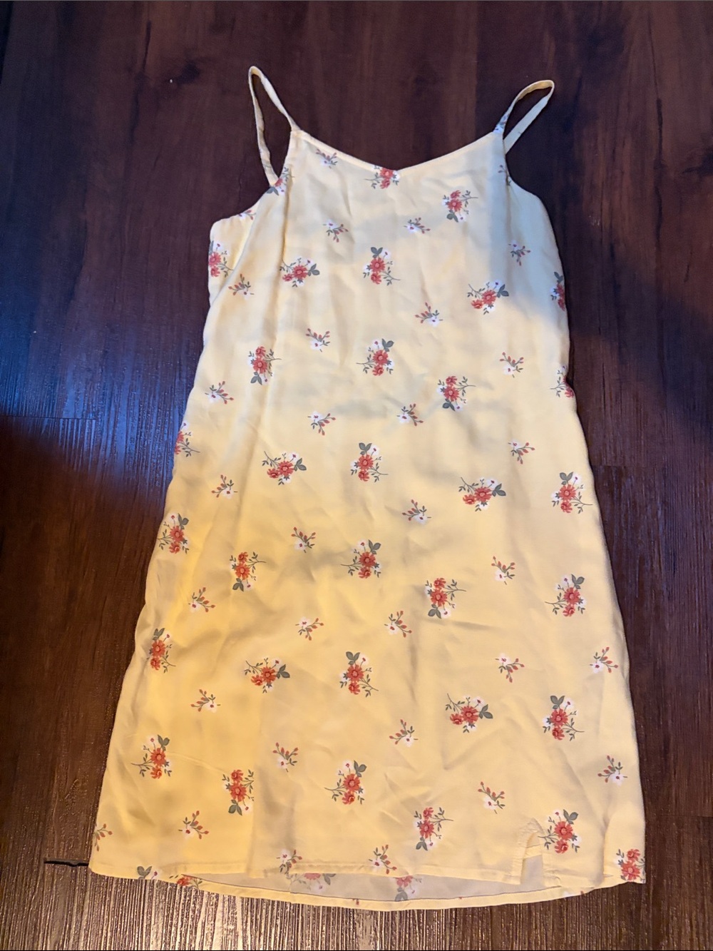 Abercrombie kids Yellow Floral dress size 13/14